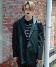 espina ジャケット Espina（エスピナ）の「シンセティックレザーオーバーサイズテーラード