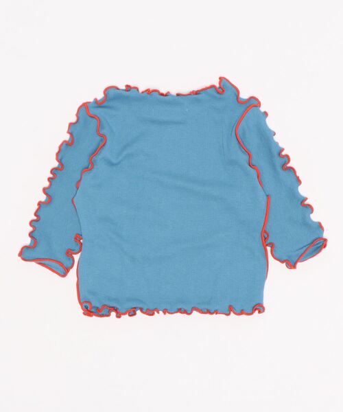 CALMIA（カルミア）の「9分袖メローテレコカットソー（C-6765/80～140cm）（Tシャツ/カットソー・キッズ・ライトブルー/ブラック/ブラウン/オフホワイト・90/100/110/120/80/130/140）」の11枚目の写真