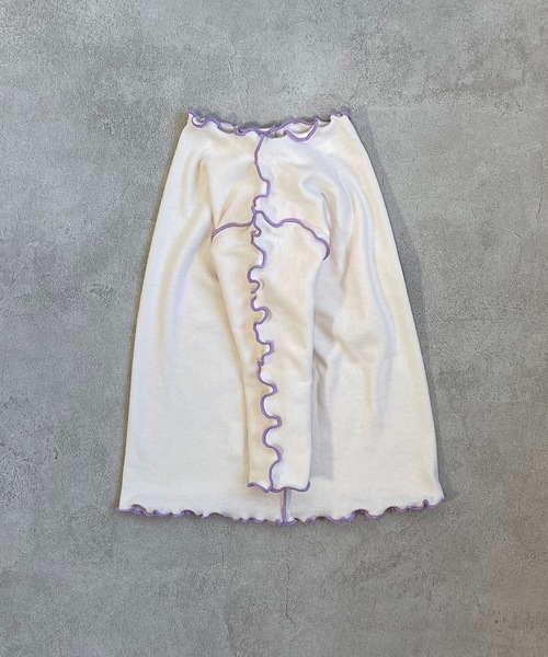 CALMIA（カルミア）の「9分袖メローテレコカットソー（C-6765/80～140cm）（Tシャツ/カットソー・キッズ・ライトブルー/ブラック/ブラウン/オフホワイト・90/100/110/120/80/130/140）」の10枚目の写真