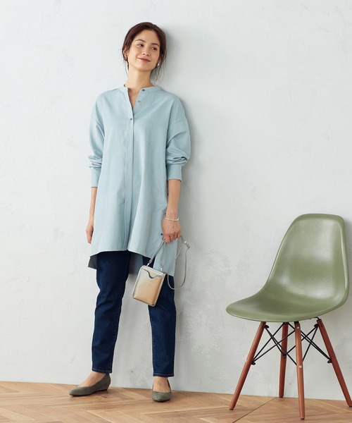 COMME CA ISM（コムサイズム）の「コーデュロイ バンドカラー