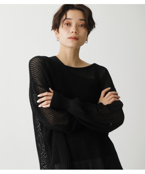 MESH KNIT SET TOPS/メッシュニットセットトップス（ニット/セーター