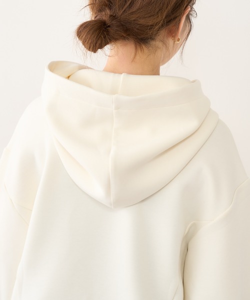 natural couture（ナチュラルクチュール）の「ふわもちラテパーカー（パーカー・レディース・アイボリー/ブラック/グレイッシュベージュ/ピンクベージュ・FREE）」の20枚目の写真