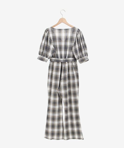 MAJESTIC LEGON（マジェスティックレゴン）の「Ladyカシュクールオーバーオール（サロペット/オーバーオール・レディース・ブラック系その他/ベージュ・MEDIUM/SMALL）」の11枚目の写真