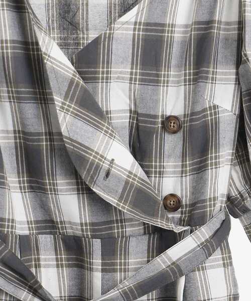 MAJESTIC LEGON（マジェスティックレゴン）の「Ladyカシュクールオーバーオール（サロペット/オーバーオール・レディース・ブラック系その他/ベージュ・MEDIUM/SMALL）」の17枚目の写真