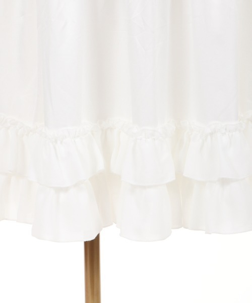 axes femme（アクシーズファム）の「ミディフリルペチスカート（スカート・レディース・ブラック/ホワイト/キナリ/ワイン/ラベンダー/ピンク・MEDIUM）」の16枚目の写真