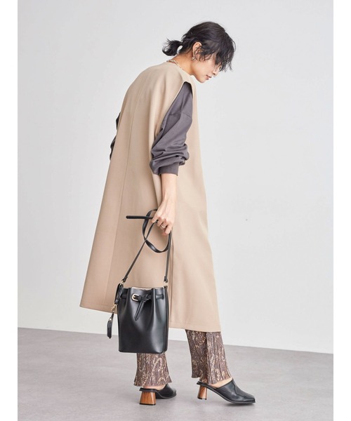 Green Parks(グリーンパークス)の「・novem 9 ペイズリーptプリーツパンツ*(その他パンツ・レディース・チャコールグレー/ブラウン/グレー・FREE)」の15枚目の写真