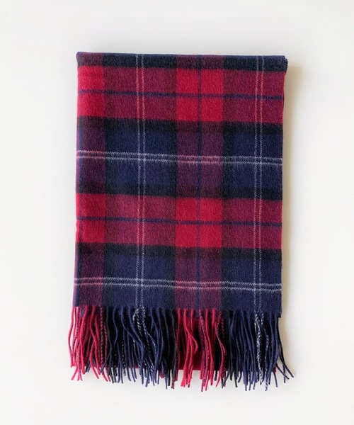 Q（キュー）の「カシミヤストール（ストール/ショール・レディース・ブラック/ベージュ/ピンク/ベージュ系その他/ブルー系その他・ONE SIZE）」の4枚目の写真