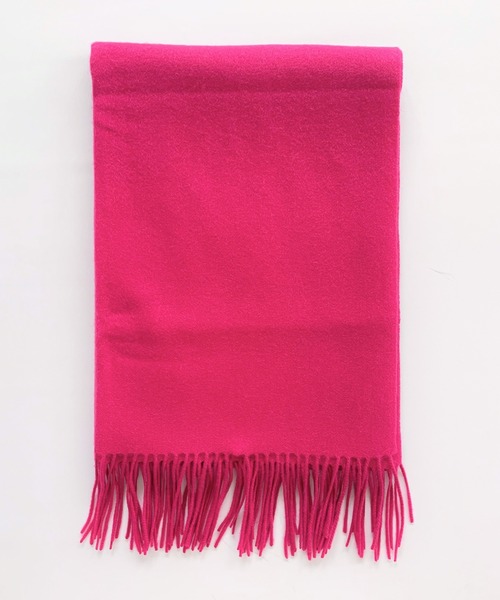 Q（キュー）の「カシミヤストール（ストール/ショール・レディース・ブラック/ベージュ/ピンク/ベージュ系その他/ブルー系その他・ONE SIZE）」の5枚目の写真