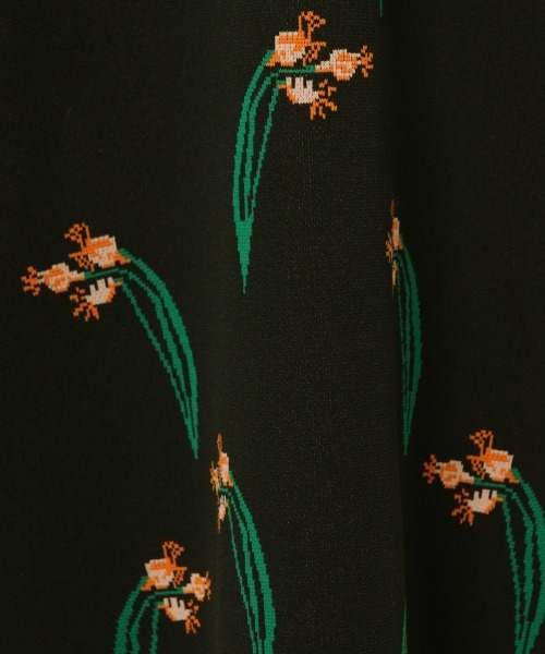 yuw（ユウ）の「JACQUARD KNIT ONE PIECE　237078（ワンピース・レディース・ブラック/レッド/ブルー/グリーン系その他/ホワイト系その他・FREE）」の19枚目の写真