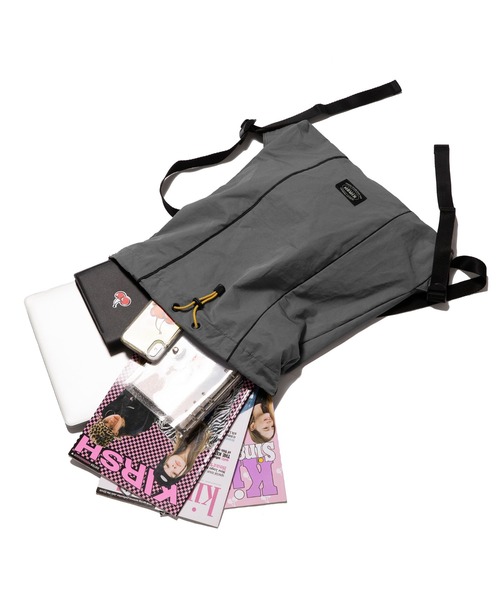 KIRSH(キルシー)の「A'GEM/9 × .kom『KIRSH/キルシー』KIRSH POCKETPOCKET BACKPACK/キルシーポケットシリーズ ポケットバックパック(バックパック/リュック・レディース・ブラック/グレー・FREE)」の20枚目の写真
