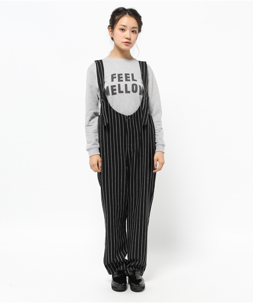 mystic（ミスティック）の「ウールゆったりサロペット（サロペット/オーバーオール・レディース・グレー/ブラック/チャコールグレー/ブラック系その他・ﾌﾘ-）」の13枚目の写真