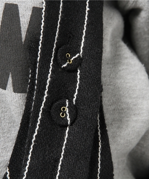 mystic（ミスティック）の「ウールゆったりサロペット（サロペット/オーバーオール・レディース・グレー/ブラック/チャコールグレー/ブラック系その他・ﾌﾘ-）」の12枚目の写真