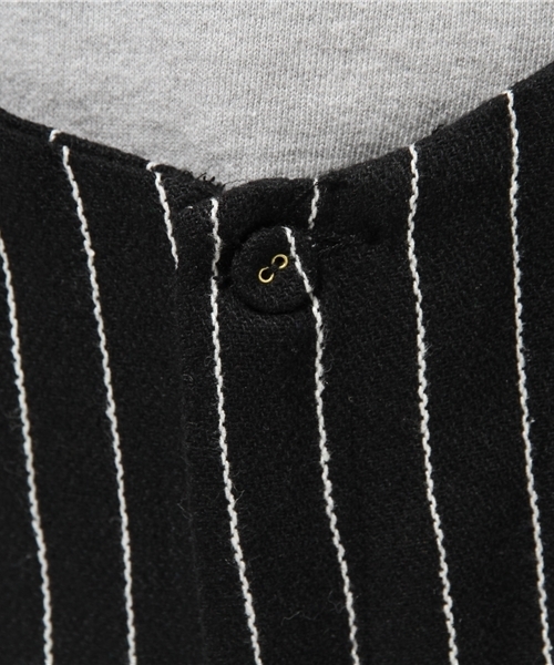 mystic（ミスティック）の「ウールゆったりサロペット（サロペット/オーバーオール・レディース・グレー/ブラック/チャコールグレー/ブラック系その他・ﾌﾘ-）」の5枚目の写真