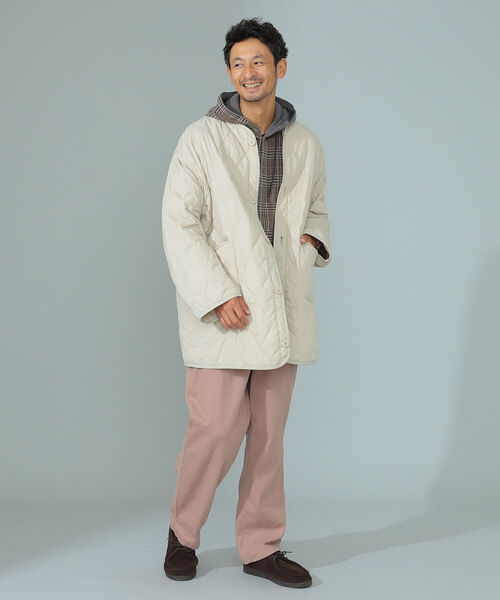 B:MING by BEAMS(ビーミングバイビームス)の「B:MING by BEAMS / マルチ キルト ブルゾン(ブルゾン・メンズ・チャコールグレー/ホワイト系その他/スモーキーグリーン系・SMALL/MEDIUM/LARGE/X-LARGE)」の8枚目の写真