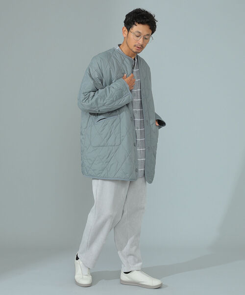 B:MING by BEAMS(ビーミングバイビームス)の「B:MING by BEAMS / マルチ キルト ブルゾン(ブルゾン・メンズ・チャコールグレー/ホワイト系その他/スモーキーグリーン系・SMALL/MEDIUM/LARGE/X-LARGE)」の5枚目の写真