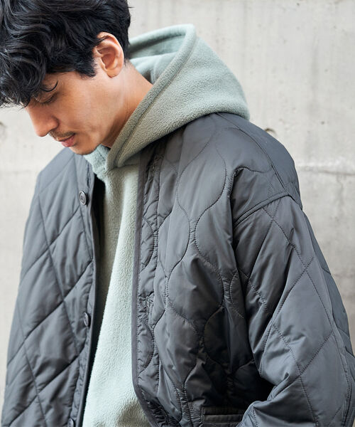 B:MING by BEAMS(ビーミングバイビームス)の「B:MING by BEAMS / マルチ キルト ブルゾン(ブルゾン・メンズ・チャコールグレー/ホワイト系その他/スモーキーグリーン系・SMALL/MEDIUM/LARGE/X-LARGE)」の17枚目の写真