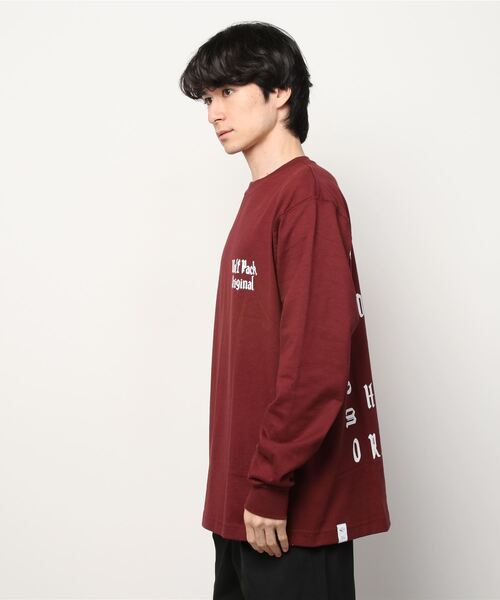 WP（ダブリューピー）の「WP / ダブリューピー：WP×CAMBER DEEP AND HYBRID L/Tee：WP06-T112[WAX]（Tシャツ/カットソー・メンズ・レッド系その他/ネイビー×ホワイト・L/M/XL）」の4枚目の写真