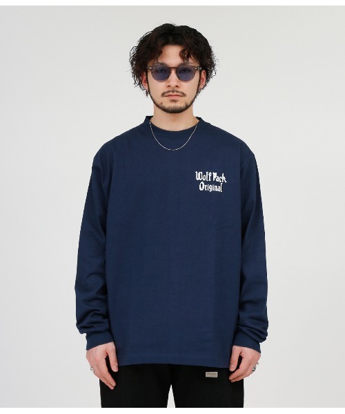 WP（ダブリューピー）の「WP / ダブリューピー：WP×CAMBER DEEP AND HYBRID L/Tee：WP06-T112[WAX]（Tシャツ/カットソー・メンズ・レッド系その他/ネイビー×ホワイト・L/M/XL）」の18枚目の写真