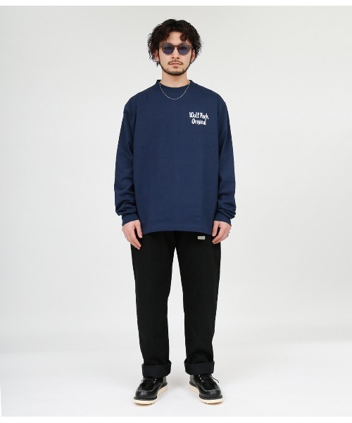 WP（ダブリューピー）の「WP / ダブリューピー：WP×CAMBER DEEP AND HYBRID L/Tee：WP06-T112[WAX]（Tシャツ/カットソー・メンズ・レッド系その他/ネイビー×ホワイト・L/M/XL）」の21枚目の写真