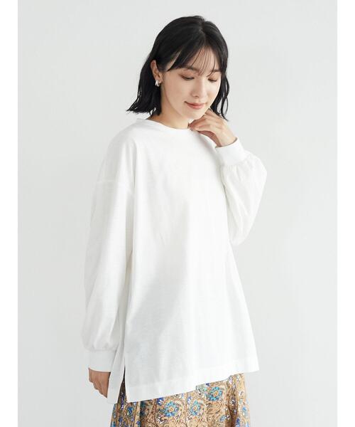 Ray cassin FAVORI Tシャツ カットソー プリント 半袖 F 黒 セール・RAY CASSIN ﾊﾞｯｸ転写ptﾛﾝT＊（Tシャツ&frasl;カットソー）｜RAY