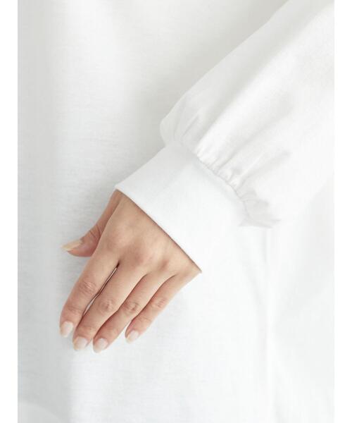 RAY CASSIN FAVORI（レイカズンフェバリ）の「・RAY CASSIN ベーシックロンT＊（Tシャツ/カットソー・レディース・オフホワイト/ライトグレー/チャコールグレー/ブラック・FREE）」の19枚目の写真