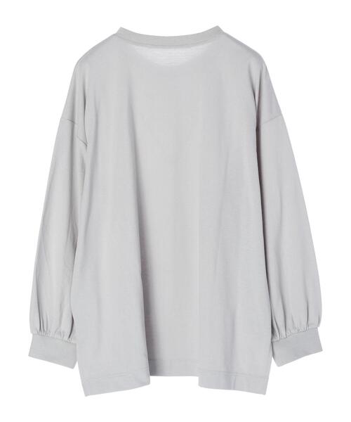 RAY CASSIN FAVORI（レイカズンフェバリ）の「・RAY CASSIN ベーシックロンT＊（Tシャツ/カットソー・レディース・オフホワイト/ライトグレー/チャコールグレー/ブラック・FREE）」の13枚目の写真