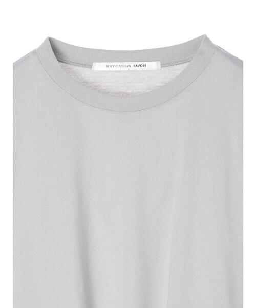 RAY CASSIN FAVORI（レイカズンフェバリ）の「・RAY CASSIN ベーシックロンT＊（Tシャツ/カットソー・レディース・オフホワイト/ライトグレー/チャコールグレー/ブラック・FREE）」の12枚目の写真