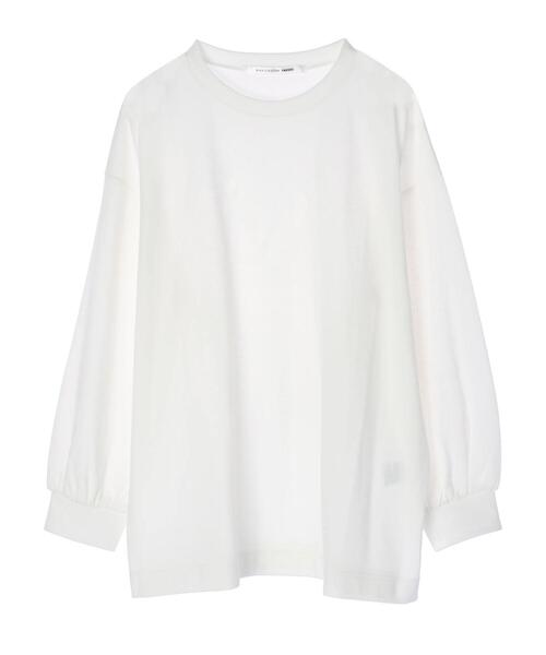 RAY CASSIN FAVORI（レイカズンフェバリ）の「・RAY CASSIN ベーシックロンT＊（Tシャツ/カットソー・レディース・オフホワイト/ライトグレー/チャコールグレー/ブラック・FREE）」の9枚目の写真