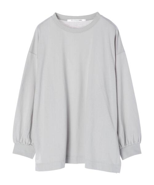 RAY CASSIN FAVORI（レイカズンフェバリ）の「・RAY CASSIN ベーシックロンT＊（Tシャツ/カットソー・レディース・オフホワイト/ライトグレー/チャコールグレー/ブラック・FREE）」の4枚目の写真