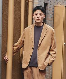 green label relaxing | 16W コーデュロイ ルーズ 2B ジャケット -静電気軽減-(テーラードジャケット)