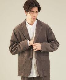 green label relaxing | 16W コーデュロイ ルーズ 2B ジャケット -静電気軽減-(テーラードジャケット)