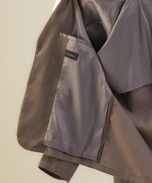 green label relaxing（グリーンレーベルリラクシング）の「16W コーデュロイ ルーズ 2B ジャケット -静電気軽減-（テーラードジャケット・メンズ・モカ/ベージュ/ブラック・S/L/XL/M）」の16枚目の写真
