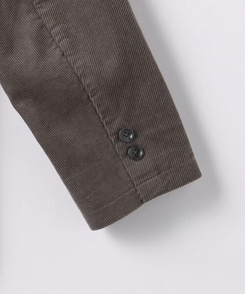 green label relaxing（グリーンレーベルリラクシング）の「16W コーデュロイ ルーズ 2B ジャケット -静電気軽減-（テーラードジャケット・メンズ・モカ/ベージュ/ブラック・S/L/XL/M）」の18枚目の写真