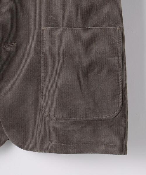 green label relaxing（グリーンレーベルリラクシング）の「16W コーデュロイ ルーズ 2B ジャケット -静電気軽減-（テーラードジャケット・メンズ・モカ/ベージュ/ブラック・S/L/XL/M）」の19枚目の写真