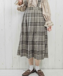 K/チェックプリーツスカート