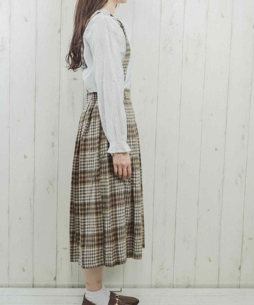 Clice de Paris(クリシェドゥパリス)の「K/チェックプリーツスカート(スカート・レディース・グレー/ベージュ・ONESIZE)」の14枚目の写真
