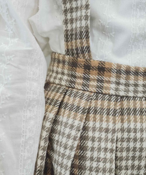 Clice de Paris(クリシェドゥパリス)の「K/チェックプリーツスカート(スカート・レディース・グレー/ベージュ・ONESIZE)」の18枚目の写真