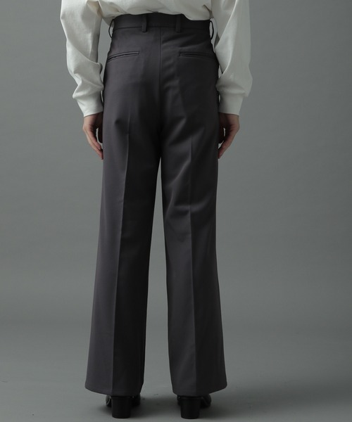 HARE(ハレ)の「ワイドフレアパンツ(HARE)(スラックス・メンズ・ブラック/チャコールグレー/パープル/レッド・SMALL/MEDIUM)」の16枚目の写真