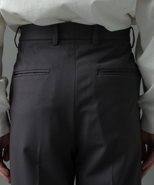 HARE(ハレ)の「ワイドフレアパンツ(HARE)(スラックス・メンズ・ブラック/チャコールグレー/パープル/レッド・SMALL/MEDIUM)」の21枚目の写真