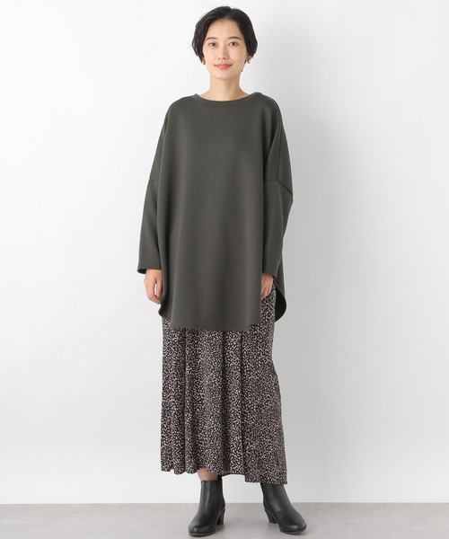 LEPSIM(レプシィム)の「オーバーポンチョプルオーバー 215878(Tシャツ/カットソー・レディース・アイボリー/カーキ/グレー・FREE)」の5枚目の写真