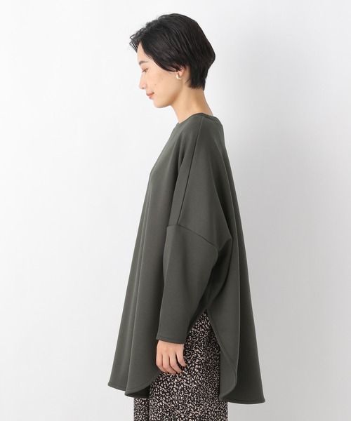 LEPSIM(レプシィム)の「オーバーポンチョプルオーバー 215878(Tシャツ/カットソー・レディース・アイボリー/カーキ/グレー・FREE)」の8枚目の写真