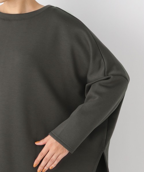 LEPSIM(レプシィム)の「オーバーポンチョプルオーバー 215878(Tシャツ/カットソー・レディース・アイボリー/カーキ/グレー・FREE)」の11枚目の写真