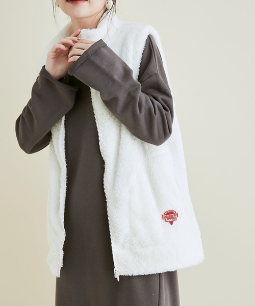 Visage Marion Crepesコラボ ふわモコwhip Furベスト ルームウェア パジャマ Vis ビス のファッション通販 Zozotown Visage Marion Crepesコラボ ふわモコwhip Furベスト ルームウェア パジャマ Vis ビス のファッション通販 Zozotown