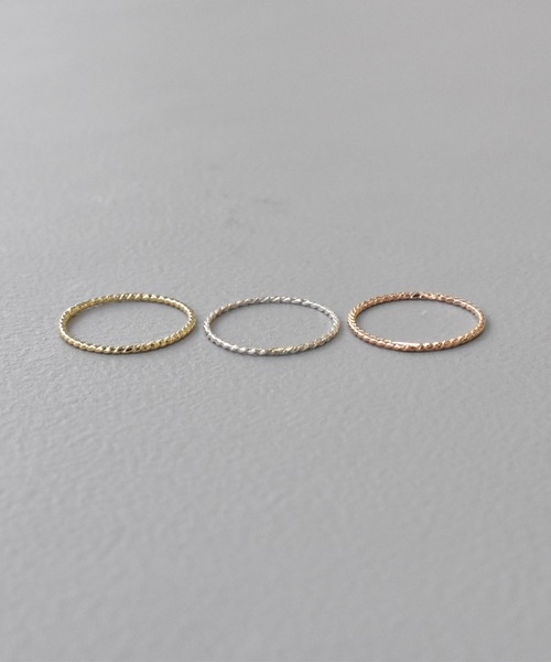 fing.（フィング）の「tie クラフトリング（リング・レディース・シルバー/ゴールド/ピンクゴールド・9号/5号/3号/7号/15号/11号/13号）」の6枚目の写真