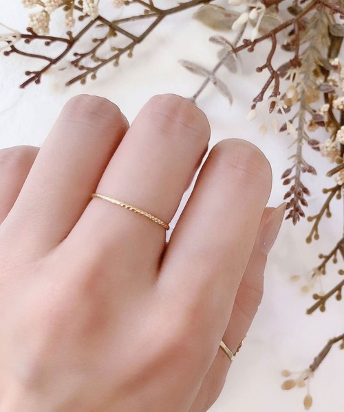 fing.（フィング）の「tie クラフトリング（リング・レディース・シルバー/ゴールド/ピンクゴールド・9号/5号/3号/7号/15号/11号/13号）」の4枚目の写真