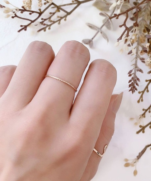 fing.（フィング）の「tie クラフトリング（リング・レディース・シルバー/ゴールド/ピンクゴールド・9号/5号/3号/7号/15号/11号/13号）」の7枚目の写真