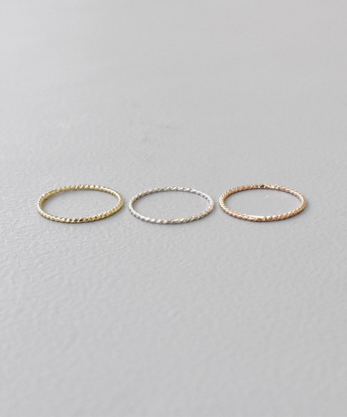 fing.（フィング）の「tie クラフトリング（リング・レディース・シルバー/ゴールド/ピンクゴールド・9号/5号/3号/7号/15号/11号/13号）」の11枚目の写真