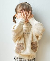apres les cours | tiny bear アップリケニット(ニット/セーター)