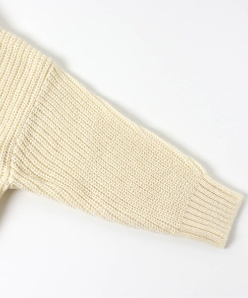 apres les cours（アプレレクール）の「tiny bear アップリケニット（ニット/セーター・キッズ・ベージュ/ブラウン・100/90/120）」の9枚目の写真