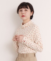 CHILD WOMAN | フライス小花プリント タートル長袖プルオーバー(Tシャツ/カットソー)